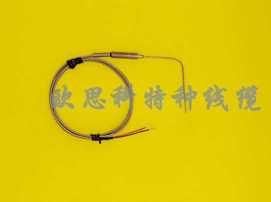 可弯曲K型铠装热电偶